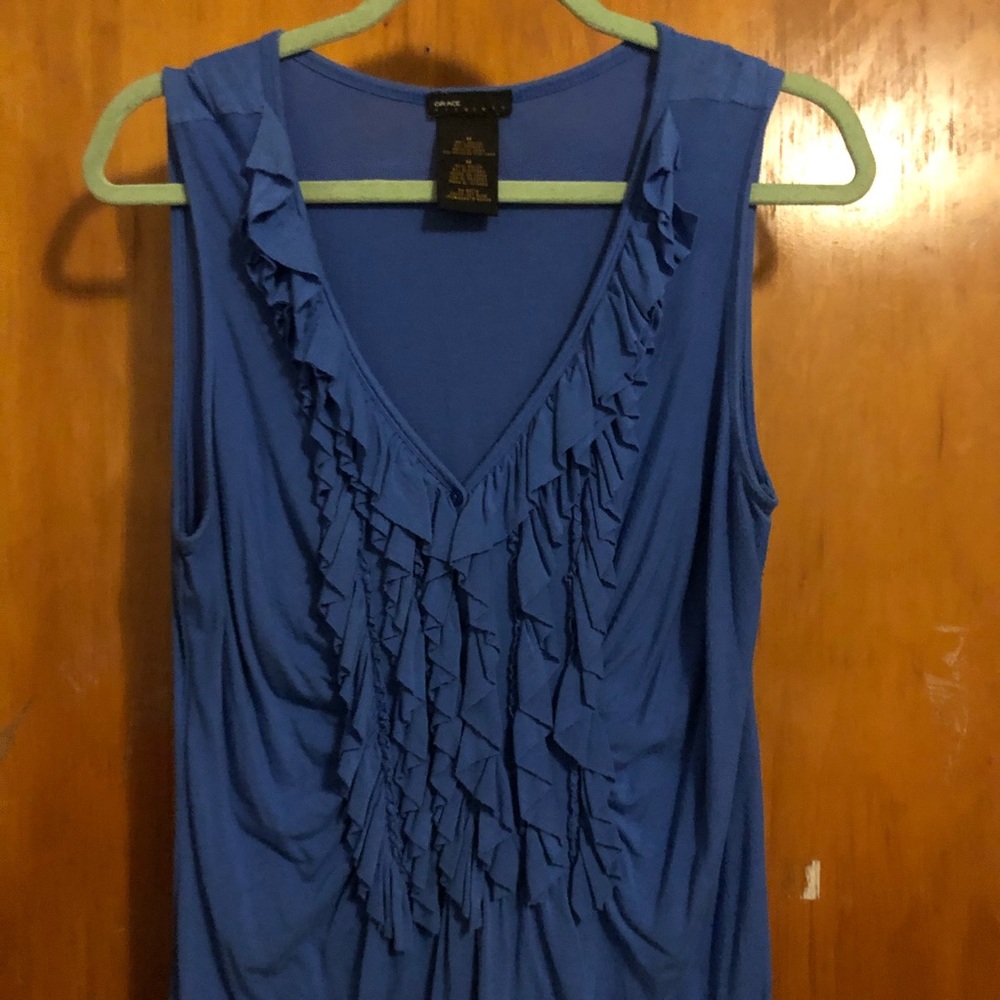 Cute blue Tank Top